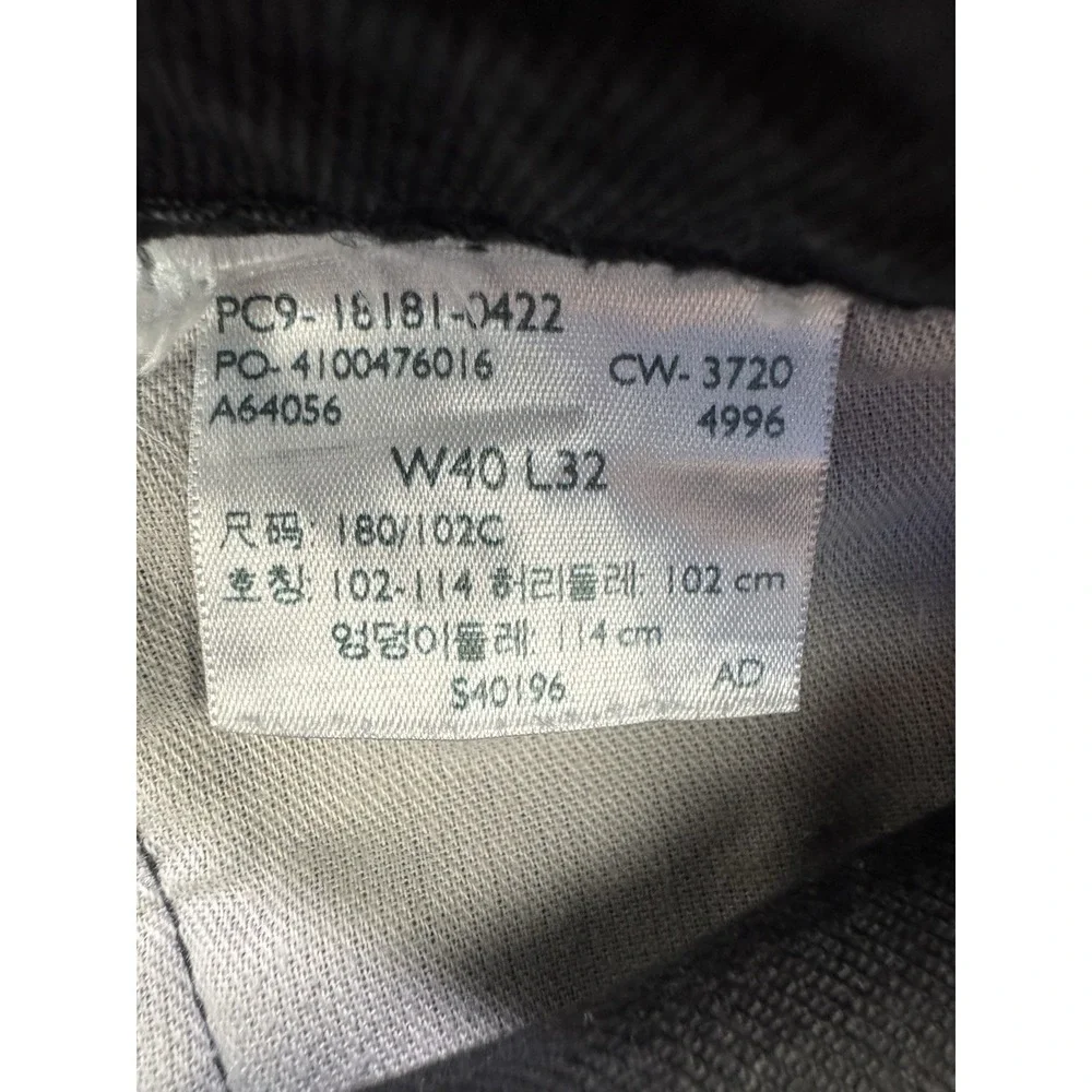 Levis 541 Jeans Men 40x32 Black Athletic Stretch Denim Straight